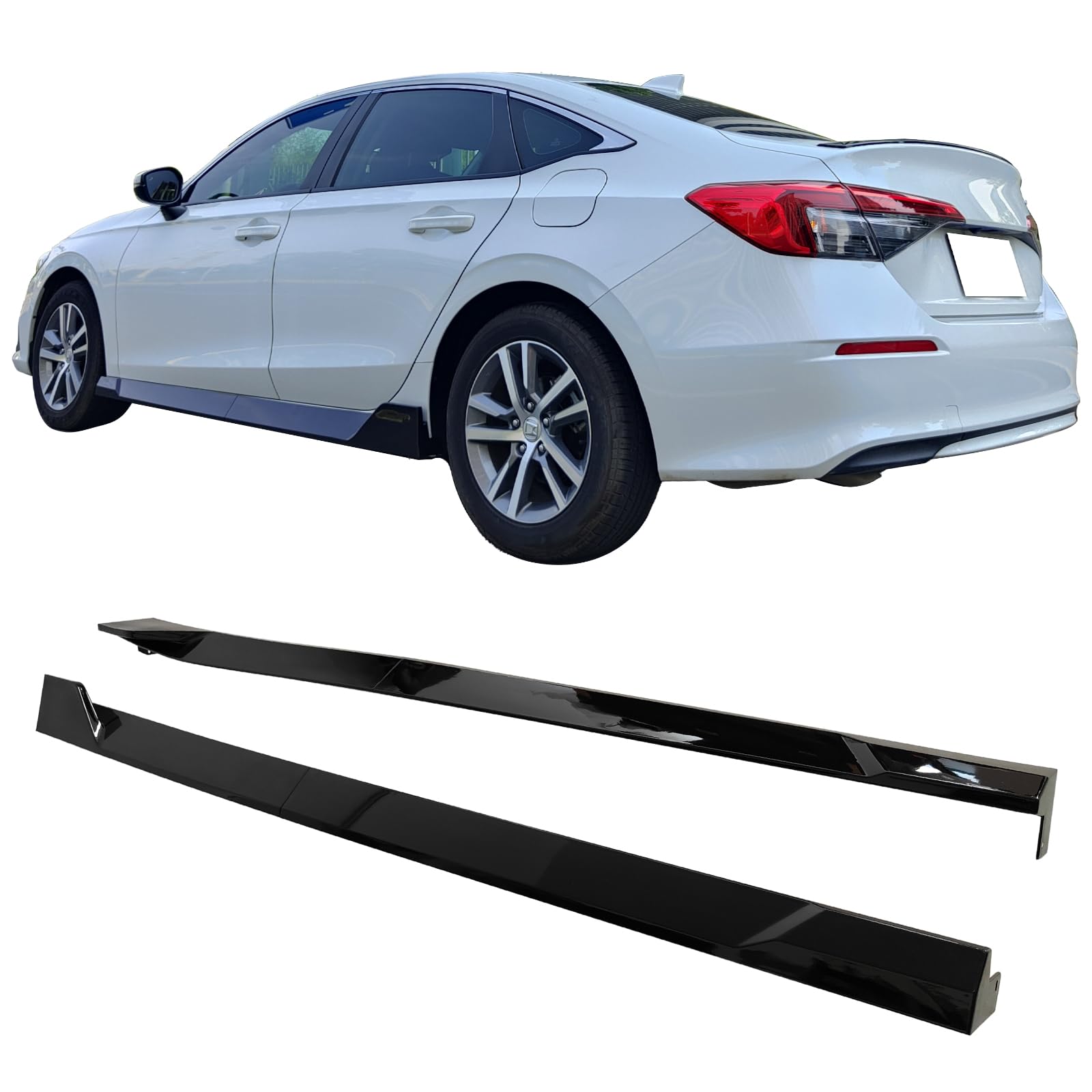 IKON MOTORSPORTS, Side Skirts Compatible with 2022-2025 Honda